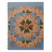 美しい素晴らしいアフリカカラフルキリン空白の ノートブック (正面)