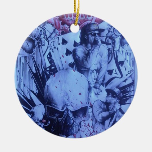 美しい素晴らしいオンラインSkezers製芸術的品 セラミックオーナメント (正面)