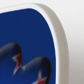 美しい素晴らしいオーストラリアのハッシュタグの旗の色 ピックルボールラケット (左詳細)