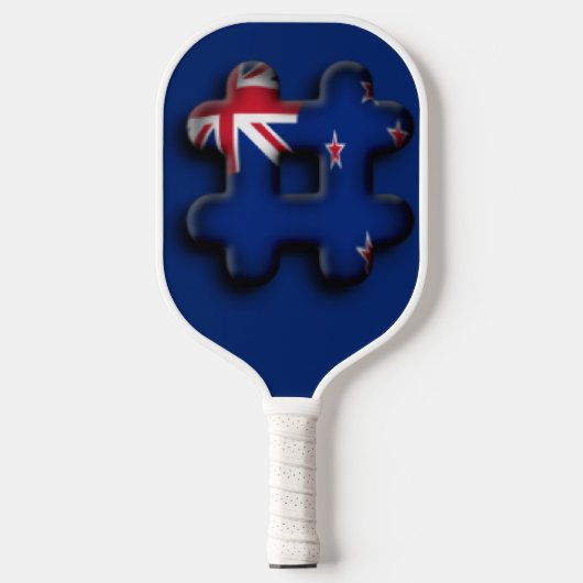 美しい素晴らしいオーストラリアのハッシュタグの旗の色 ピックルボールラケット (正面)
