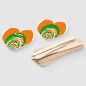 美しい素晴らしいクリケットインド ハンドファン (組立なし)