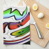 美しい素晴らしいデザイン素敵な一日を持カラフルつ キッチンタオル (四つ折り)