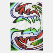 美しい素晴らしいデザイン素敵な一日を持カラフルつ キッチンタオル (縦)