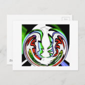 美しい素晴らしいデザイン素敵な一日を持カラフルつ ポストカード (正面/裏面)