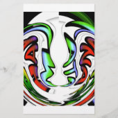 美しい素晴らしいデザイン素敵な一日を持カラフルつ 便箋 (正面)