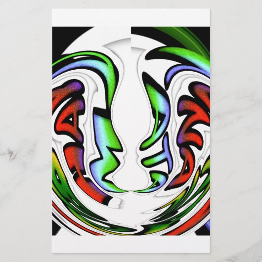 美しい素晴らしいデザイン素敵な一日を持カラフルつ 便箋 (正面)