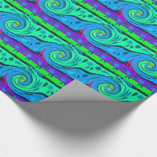 美しい素晴らしい物私はハワイを愛している。 ラッピングペーパー (角)