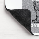 美しい素晴らしい鉛筆のスケッチ:時間外労働 マウスパッド (コーナー)