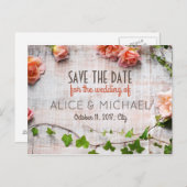 美しい素朴な花の配置 案内ポストカード (正面/裏面)