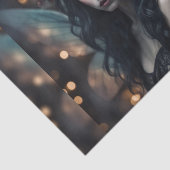 美しい素朴クリスマスフェアリーのデコペ紙 薄葉紙 (詳細)