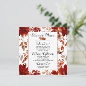 美しい素朴フローラフレーム水カラーボホシック メニュー (スタンド正面)