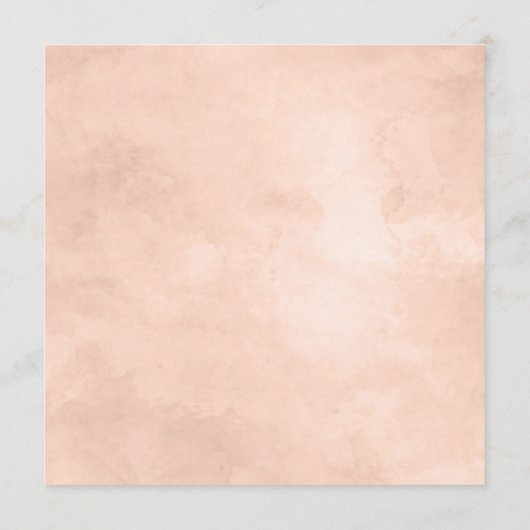 美しい素朴フローラフレーム水カラーボホシック メニュー (裏面)