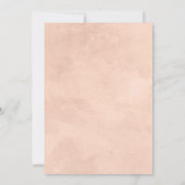 美しい素朴フローラブランチ&バブリーブライダルシャワー 招待状 (裏面)