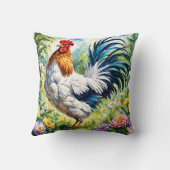 美しい素朴フローラルースター装飾用クッション クッション (裏面)