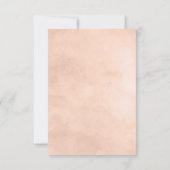 美しい素朴フローラ彼女が言ったYes婚約パーティ 招待状 (裏面)