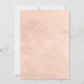 美しい素朴フローラ誕生日パーティーへの招待 招待状 (裏面)