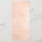 美しい素朴フローラ額水彩秋ディナー メニュー (裏面)