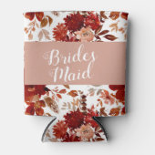 美しい素朴フローラ額縁水彩花嫁 缶クーラー (正面)