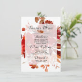 美しい素朴フローラ額縁水色ボヘミアン メニュー (スタンド正面)