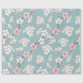 美しい素朴ヴィンテージさくらんぼ ラッピングペーパー (フラット)