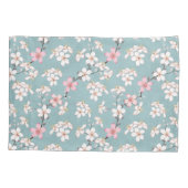 美しい素朴ヴィンテージさくらんぼ 枕カバー (裏面-左)