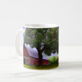 美しい素朴秋のカエデ葉ル コーヒーマグカップ (正面左)