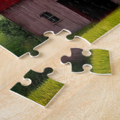 美しい素朴秋のカエデ葉ル ジグソーパズル (側面)