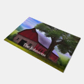 美しい素朴秋のカエデ葉ル ドアマット (アングル)