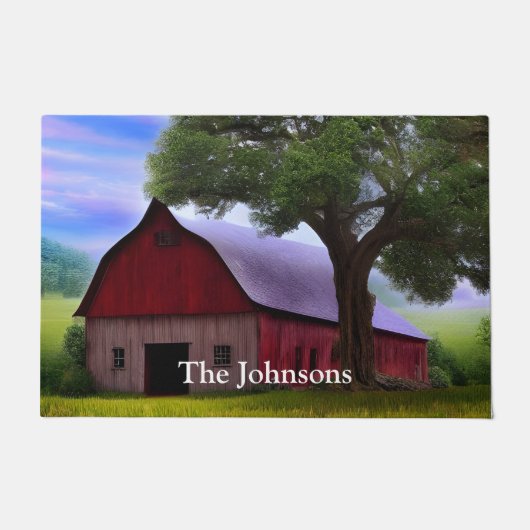 美しい素朴秋のカエデ葉ル ドアマット (正面)