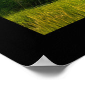 美しい素朴秋のカエデ葉ル ポスター (角)