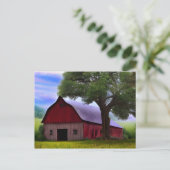 美しい素朴秋のカエデ葉ル ポストカード (スタンド正面)