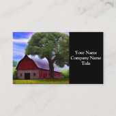 美しい素朴秋のカエデ葉ル 名刺 (正面)