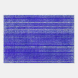美しい紫と緑とピンクと青のダメージストライプ ラッピングペーパーシート