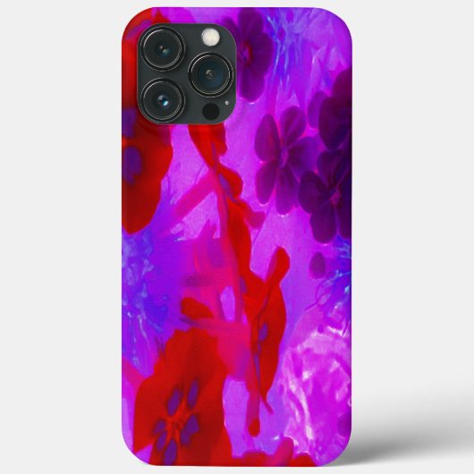 美しい紫と赤のフロックスの花 Case-Mate iPhoneケース (裏面)