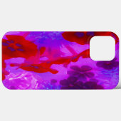 美しい紫と赤のフロックスの花 Case-Mate iPhoneケース (裏面 (横))