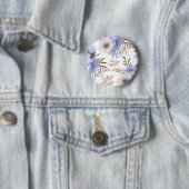 美しい紫と青の花 缶バッジ (インサイチュ)