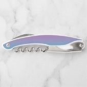 美しい紫と青グラデーション ソムリエナイフ (裏面)