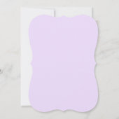 美しい紫のダンスリサイタル 招待状 (裏面)