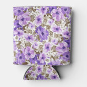 美しい紫のヴィンテージ 缶クーラー (正面)