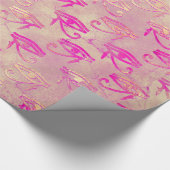 美しい紫の目のホルス  ラッピングペーパー (角)