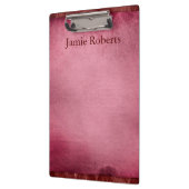 美しい紫の羊皮紙 クリップボード (左)