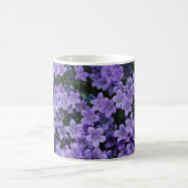 美しい紫の花のマグカップ コーヒーマグカップ (中央)