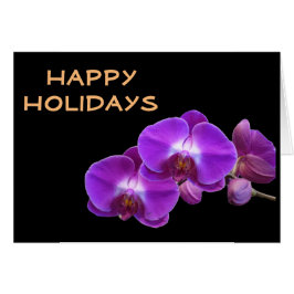 美しい紫の蘭の花の幸せな休日