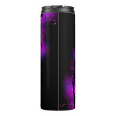 美しい紫の蝶 タンブラー (裏面)