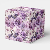 美しい紫の野花 フェイバーボックス (裏面サイド)