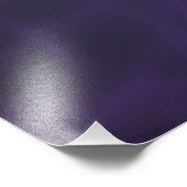 美しい紫外線薄紫オーキッドフラクタルフラワー フォトプリント            (角)