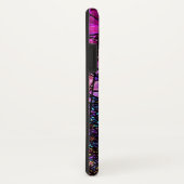 美しい紫色のステンドグラスパターン場合 Case-Mate iPhoneケース (裏面/右)