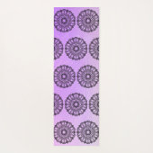 美しい紫色のチャクラの黙想およびヨガのマット ヨガマット (裏面)