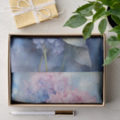 美しい紫色の水色あじさいデコパージュ 薄葉紙 (ギフト)