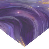 美しい紫色の渦巻きシームレスなパターン ショートテーブルランナー (コーナー)